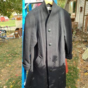Navy Blue-Black Pea Coat - OBO